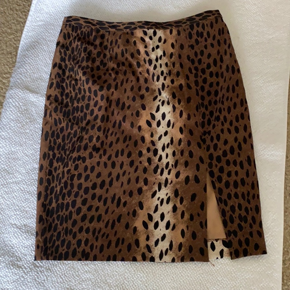 Michael Kors leopard skirt